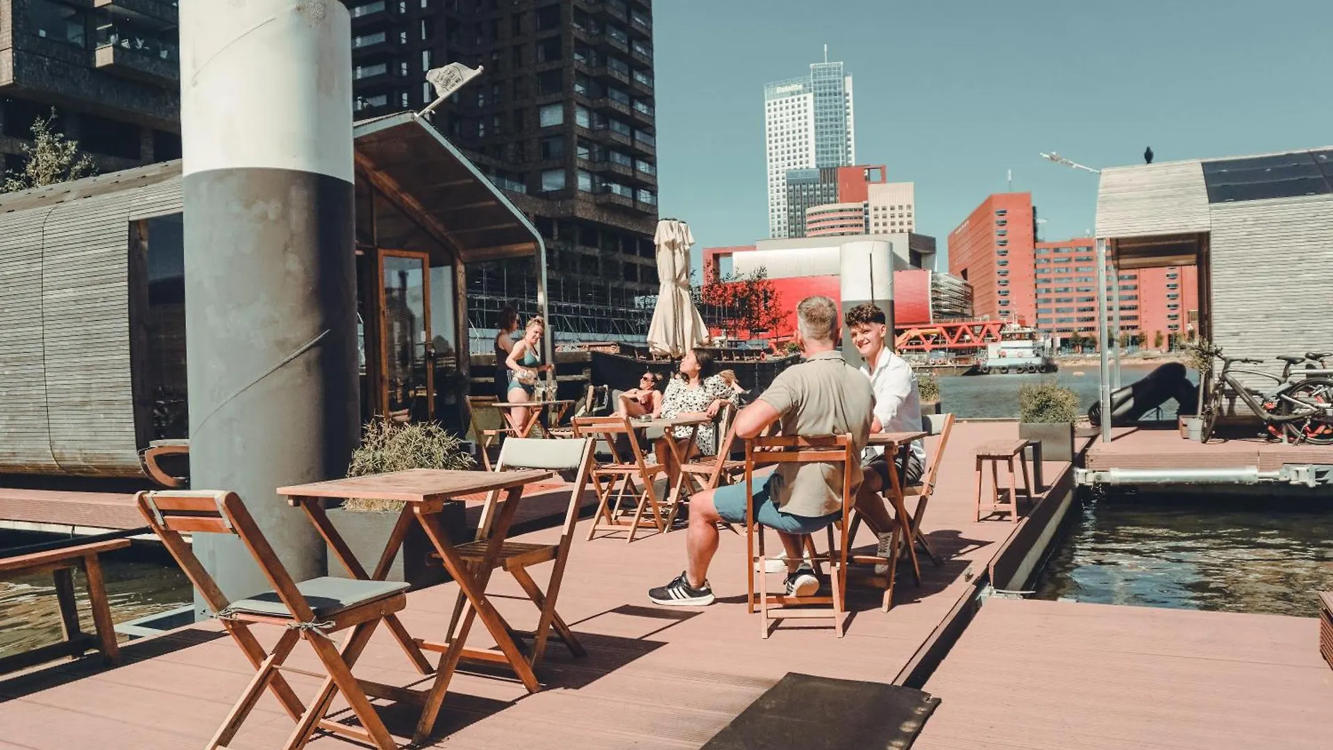 Hébergement de vacances Villa Wikkelboats At Floating Rotterdam Rijnhaven